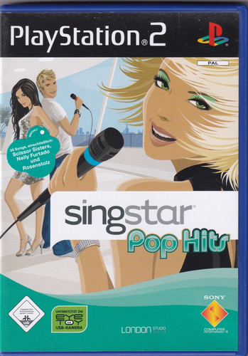 Singstar pop hits ps2 - pop,