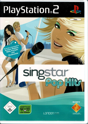 Singstar pop hits ps2 - singstar,